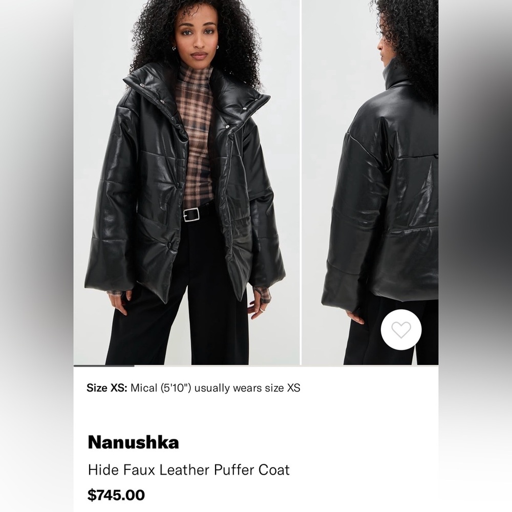 Nanushka Hide Pleather Jacket